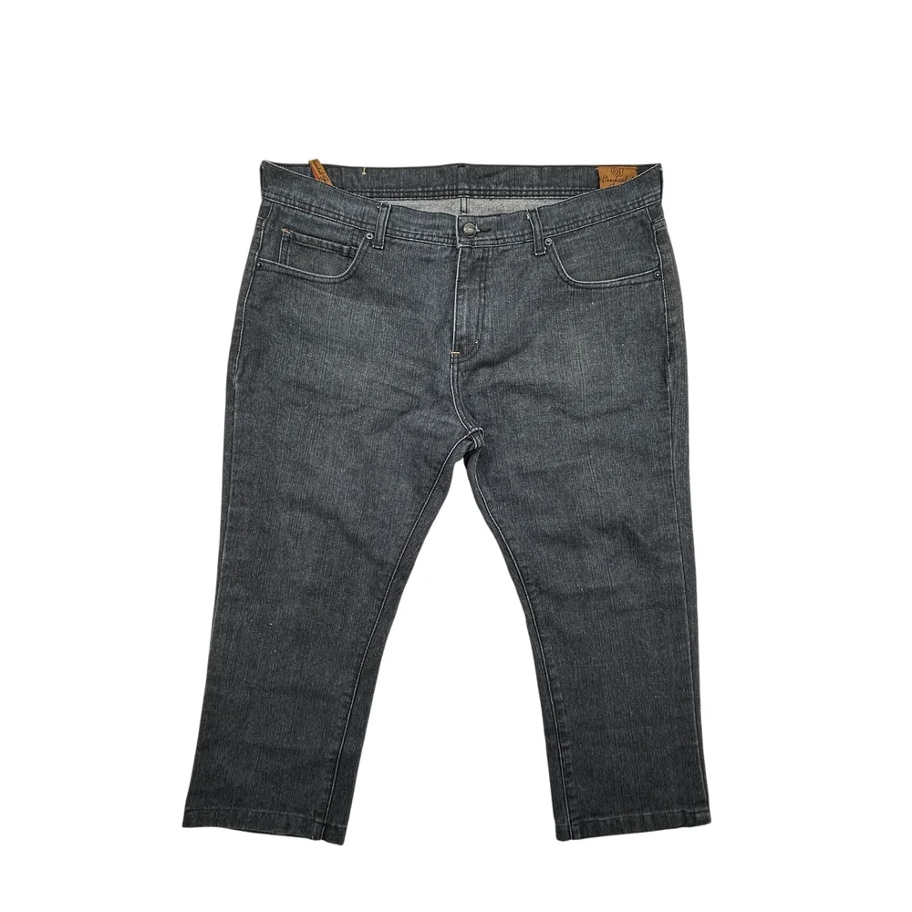 Overhauled Jeans Mens 38x25 Valencia Non Fat Relax Fit Gray Denim Y2K 2000s
